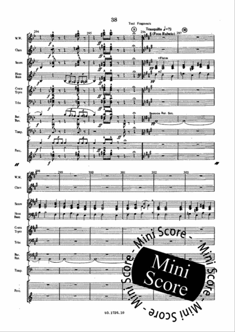 A New Dress for the Emperor Concert Band scores gallery preview page 47