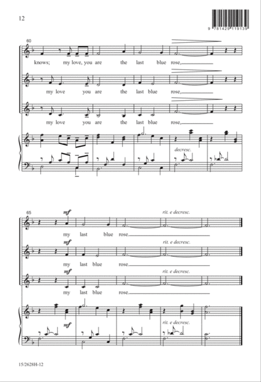 The Last Blue Rose The Last Blue Rose SSA scores gallery preview page 12