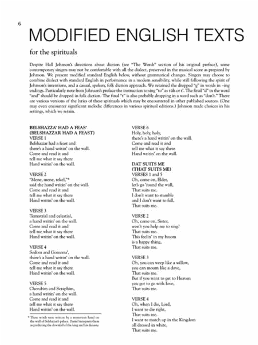 30 Spirituals