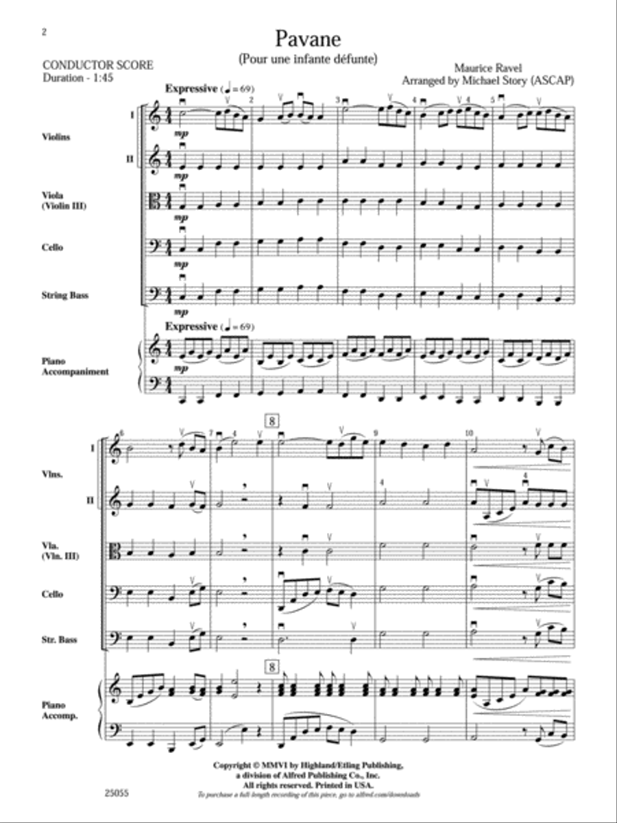 Pavane (Pour Une Infante Defunte)