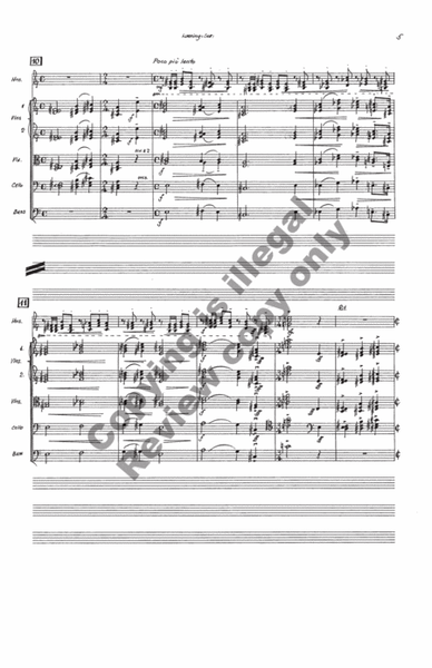 Serenade for Three Horns and Strings (Additional Full Score)