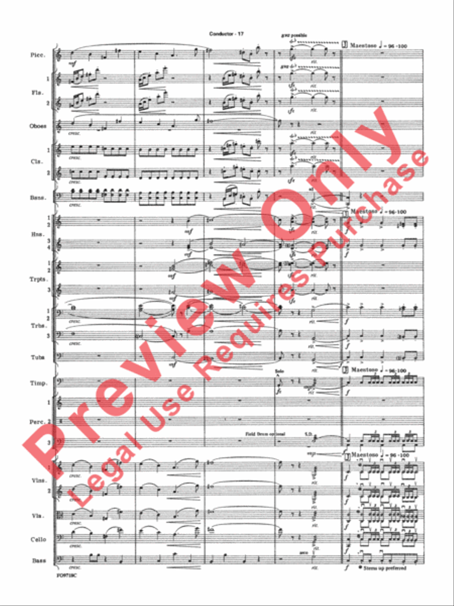 The Empire Strikes Back Medley Full Orchestra scores gallery preview page 20