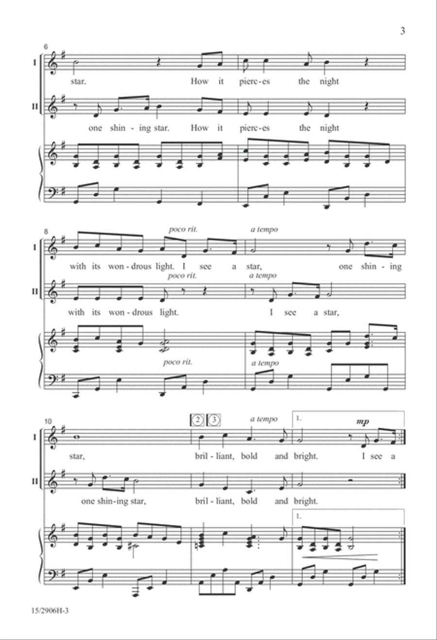 I See a Star I See a Star 2-Part scores gallery preview page 4