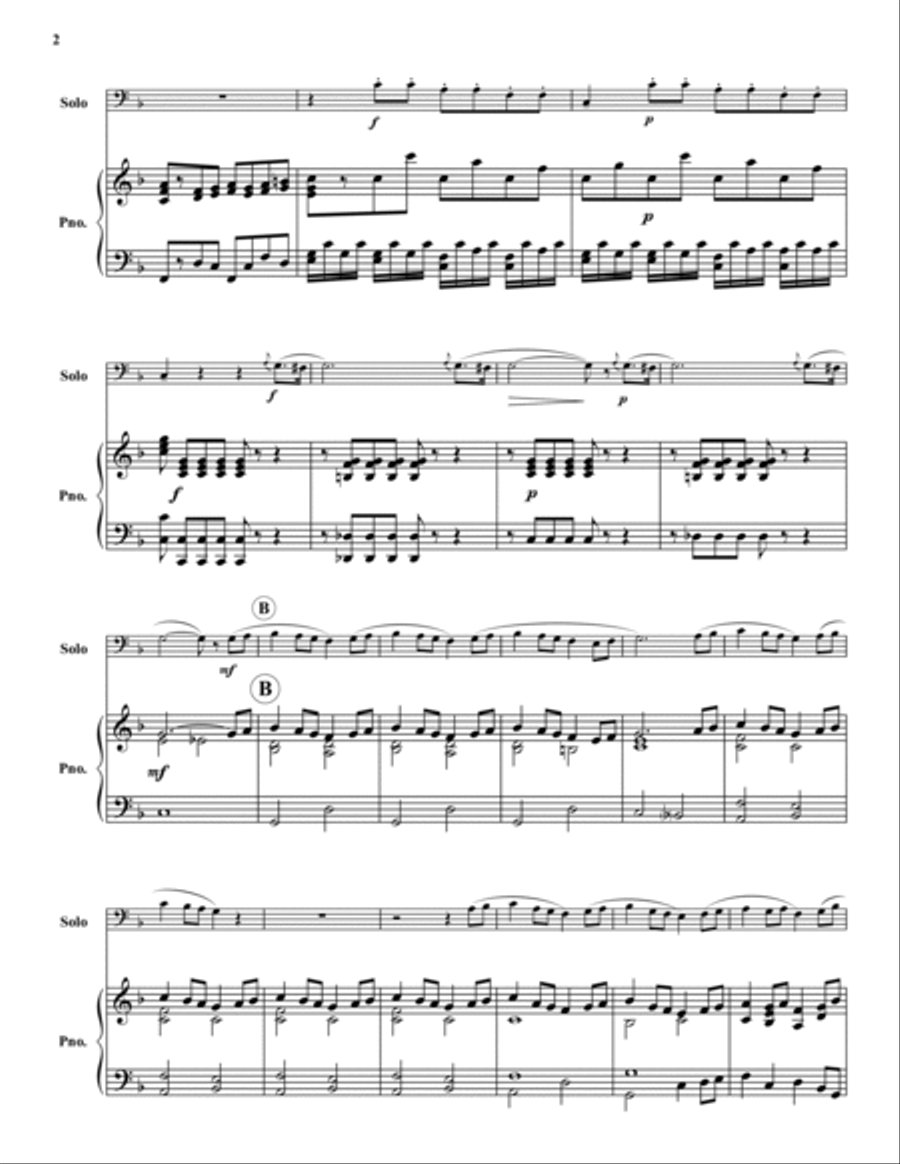 Bravura - Variations Euphonium scores gallery preview page 2