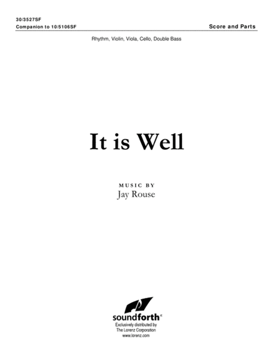 It is Well - Instrumental Ensemble Score and Parts