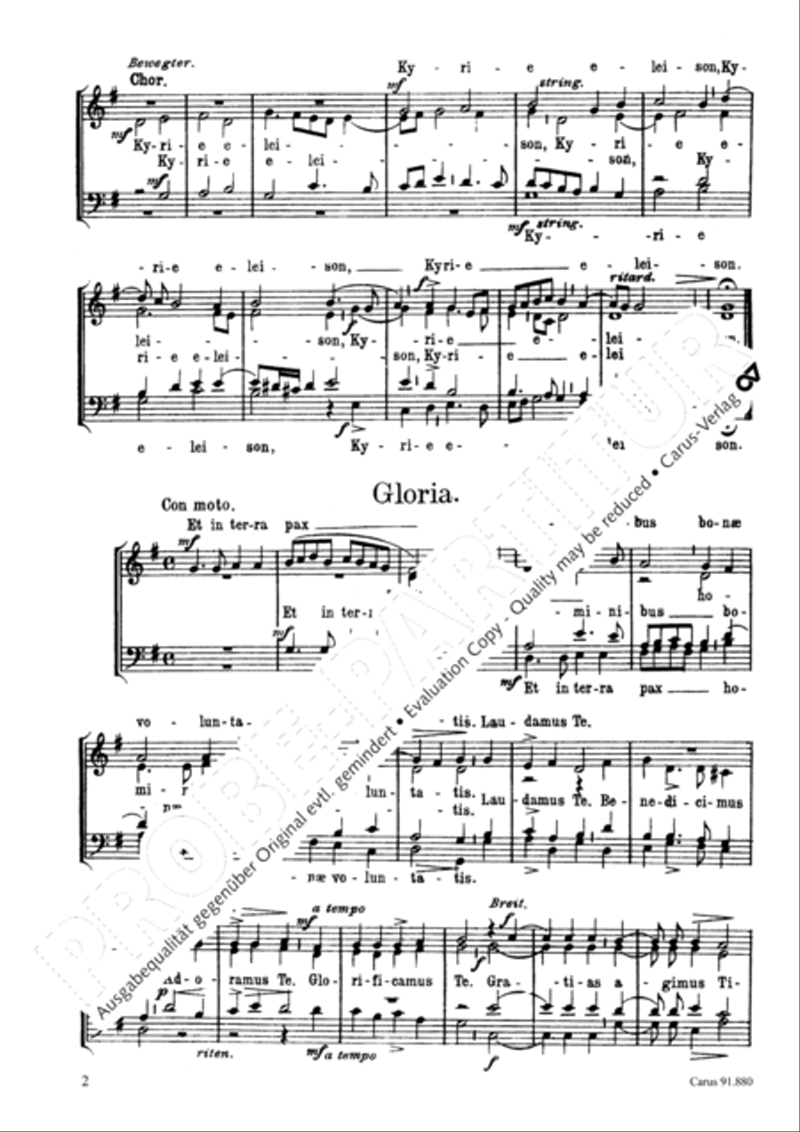 Missa Sine Nomine 4-Part scores gallery preview page 3