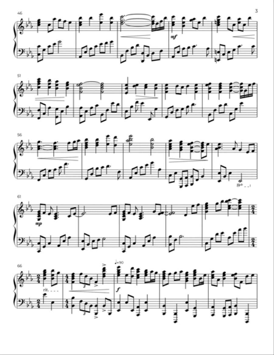 Christ Shall Have Dominion - Piano Solo Piano Solo scores gallery preview page 3