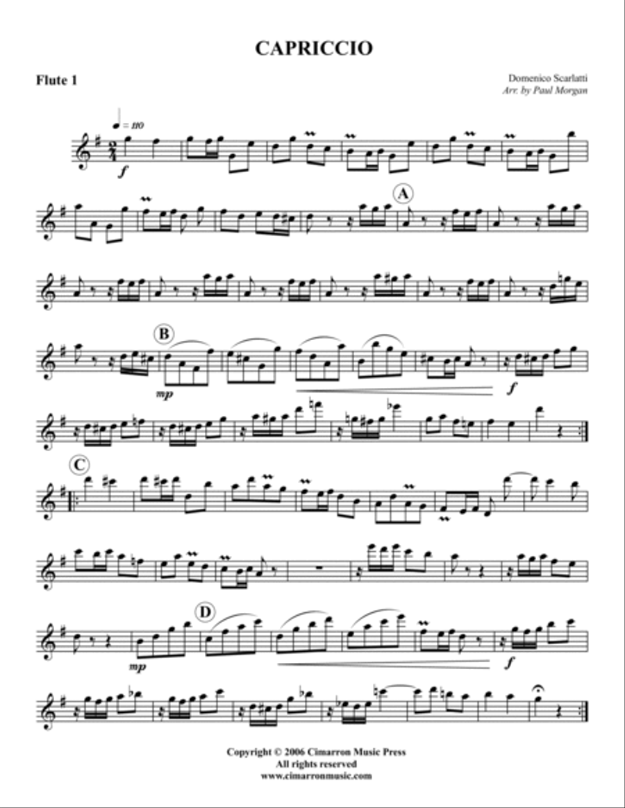 Capriccio Capriccio Flute Trio scores gallery preview page 3