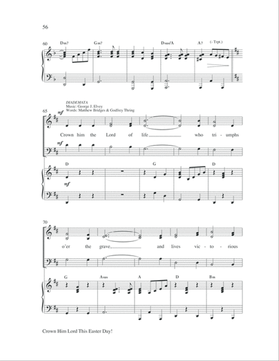 Easy Anthems, Vol. 4 Easy Anthems, Vol. 4 3-Part scores gallery preview page 57