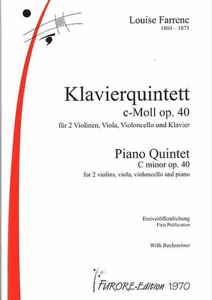 Book cover for Klavierquintett c-Moll op.40