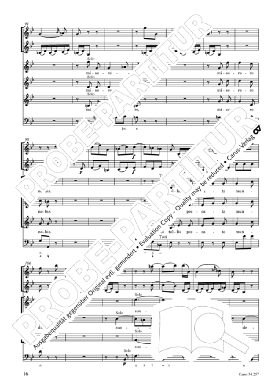 Missa Sancti Aloysii SSA scores gallery preview page 17