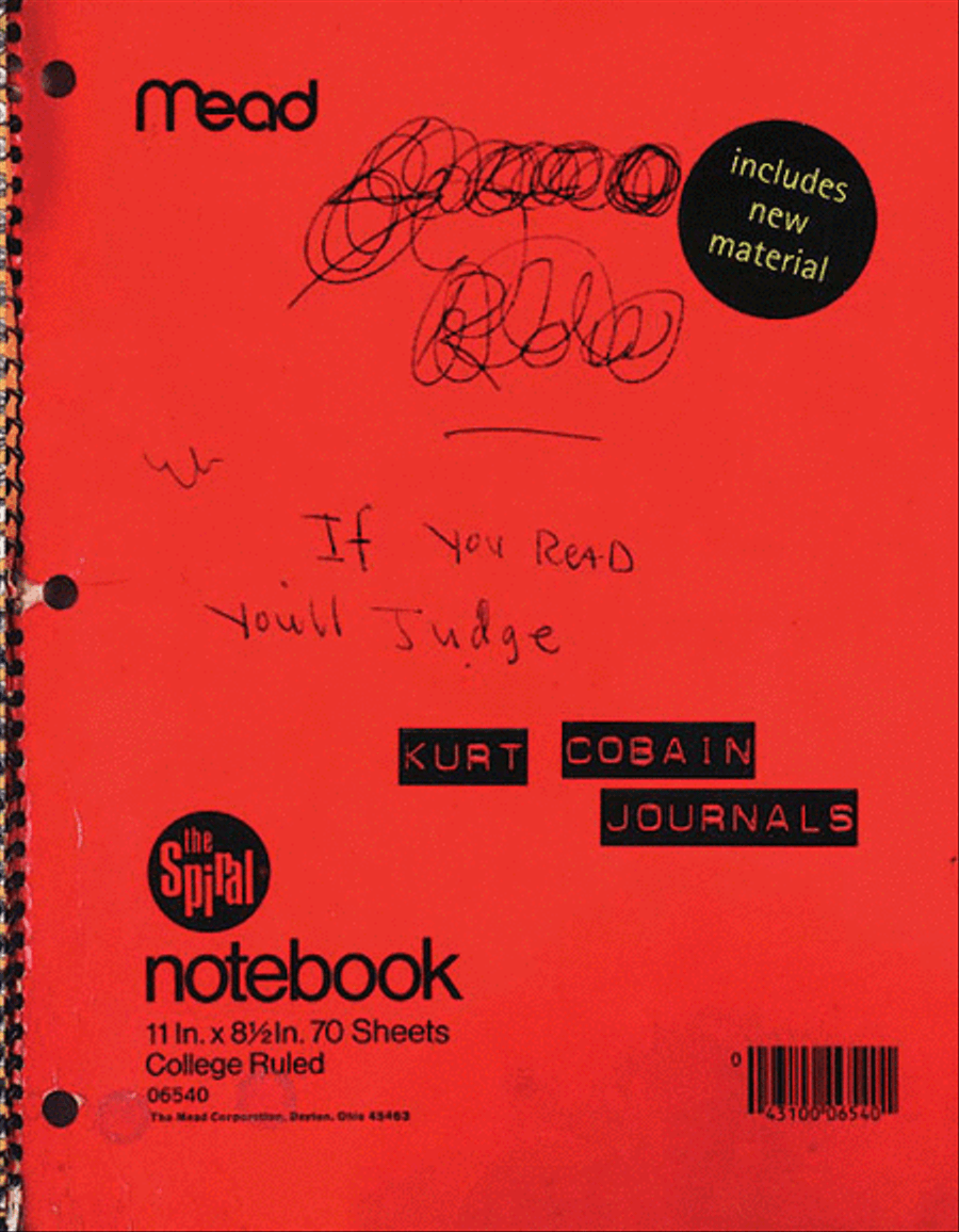 Kurt Cobain Journals Collection / Songbook scores gallery preview page 1