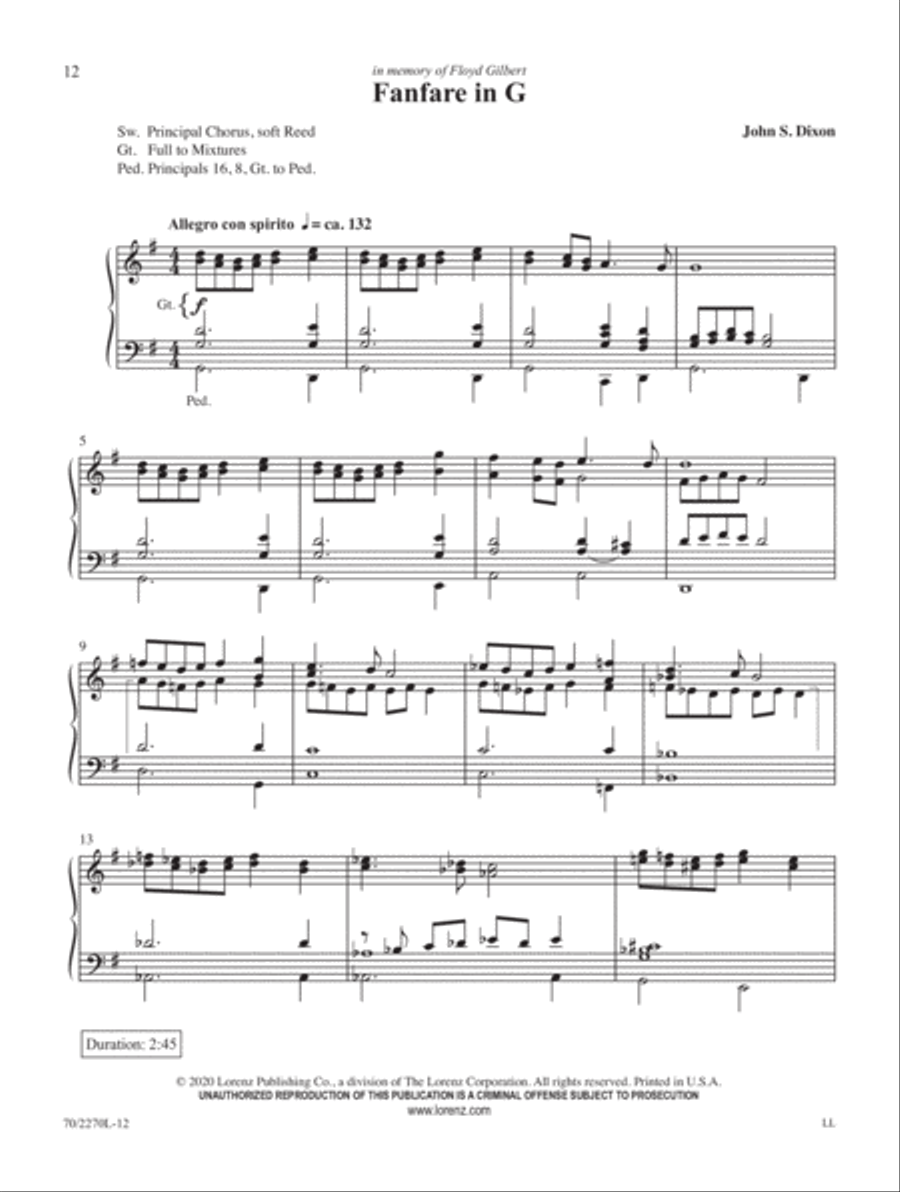 Versatile Voluntaries Organ Solo scores gallery preview page 4