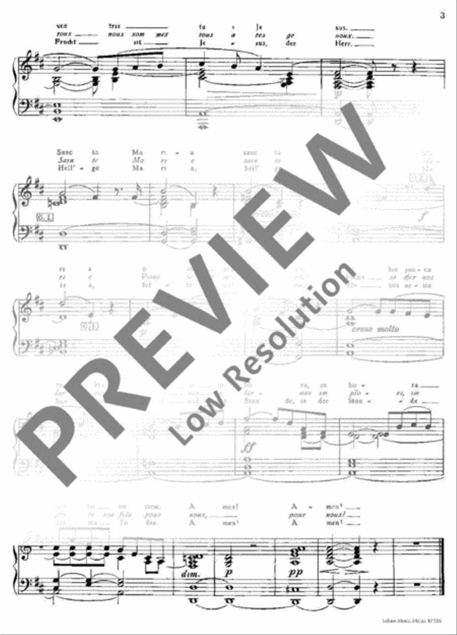 Ave Maria Harmonium scores gallery preview page 4