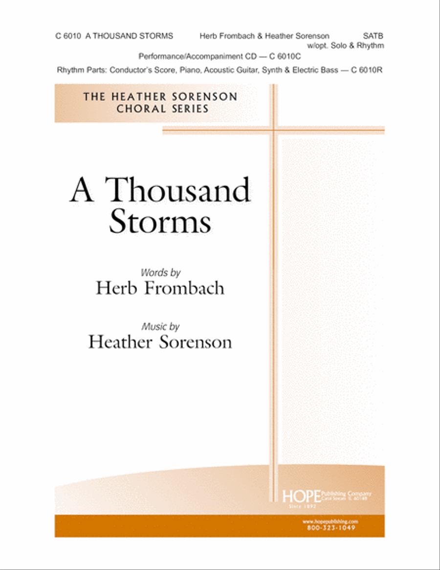 A Thousand Storms 4-Part scores gallery preview page 2