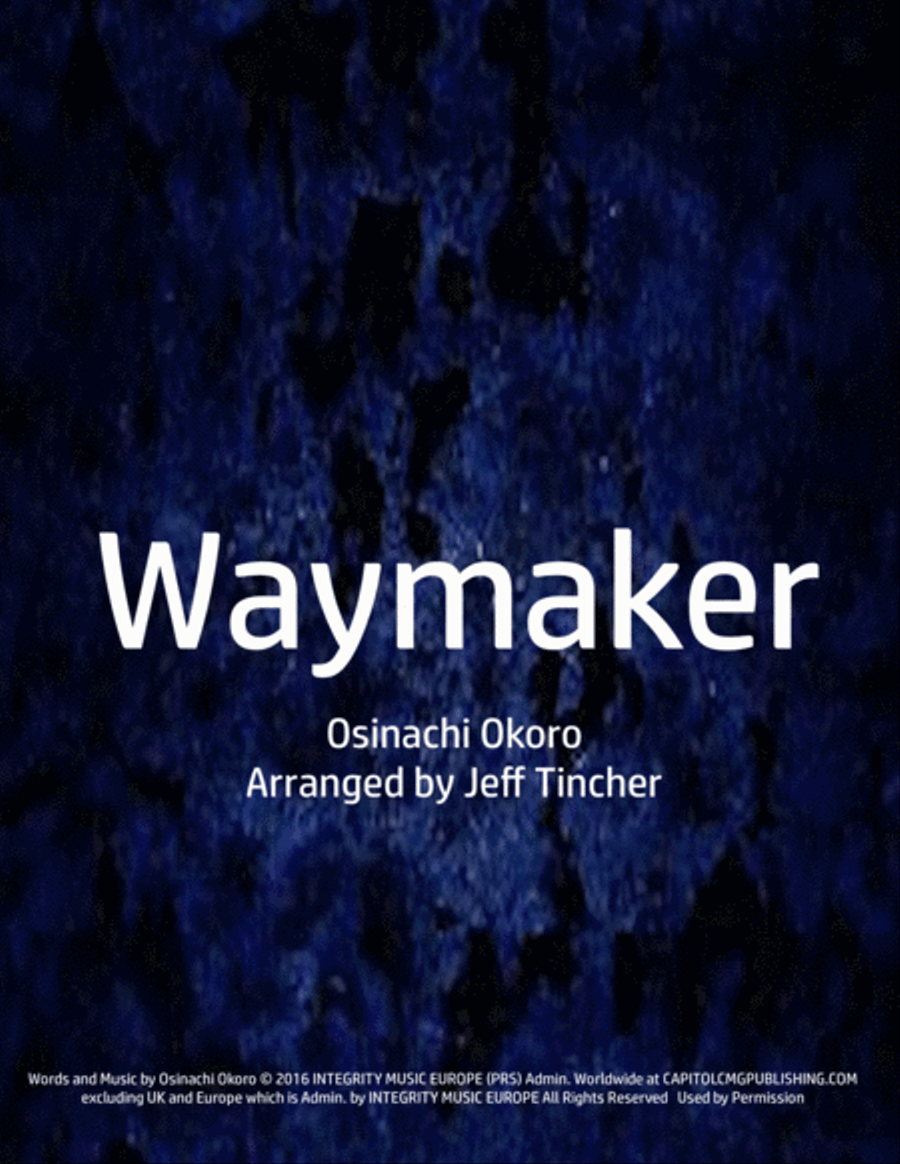 Way Maker Way Maker Voice scores gallery preview page 1