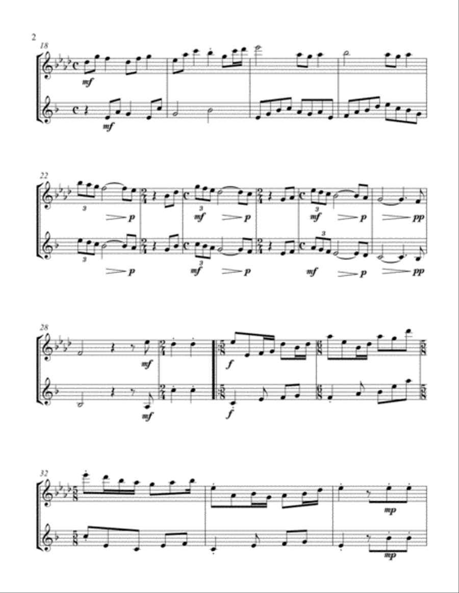 Trippin' On (Stepping Stones) (2010) Woodwind Ensemble scores gallery preview page 2