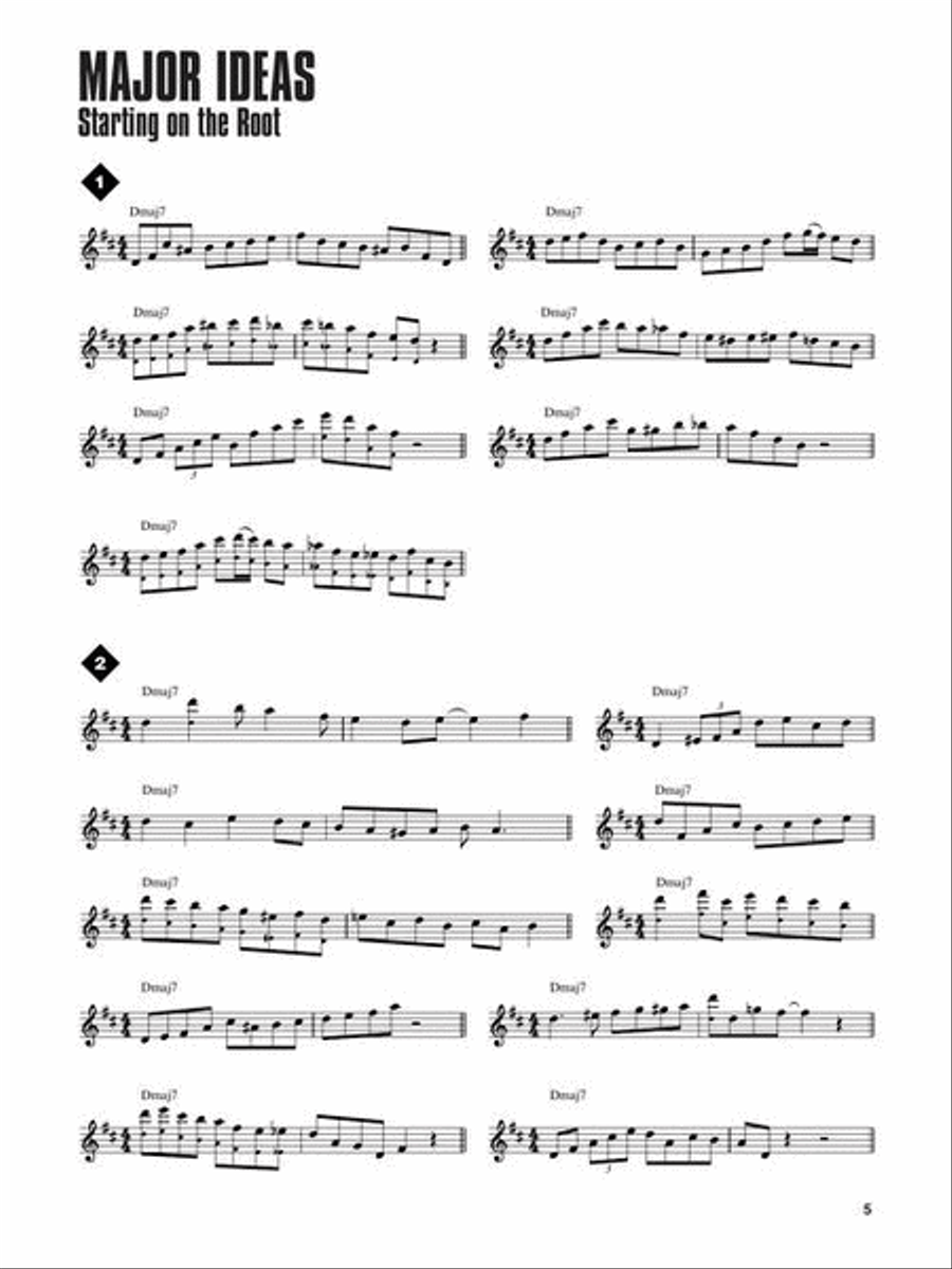 Bebop Licks for B-Flat Instruments B-Flat Instrument scores gallery preview page 6