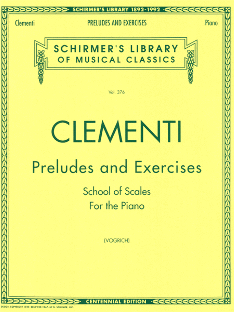 Preludes and Exercises Piano Method scores gallery preview page 1