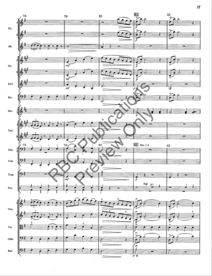 Radetzky March Full Orchestra scores gallery preview page 18