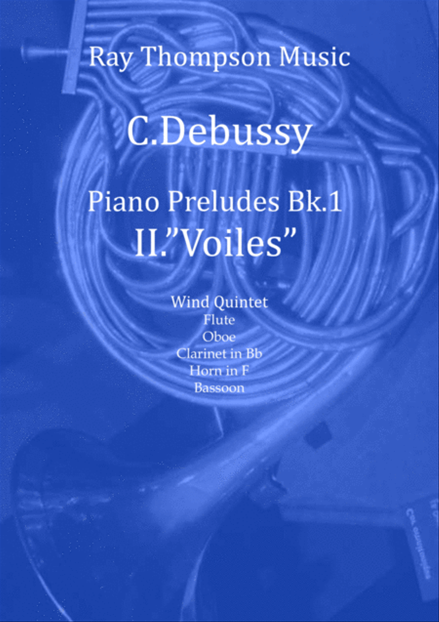 Debussy: Piano Preludes Bk.1 No.2 "Voiles" - wind quintet image number null