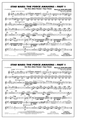 Star Wars: The Force Awakens - Part 1 - Eb Alto Sax