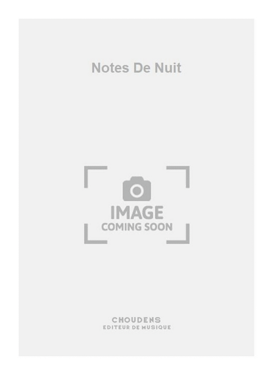 Notes De Nuit School and Community scores gallery preview page 1