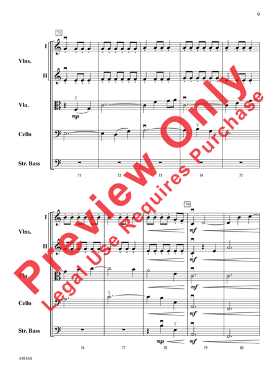 Iroquois Journey String Orchestra scores gallery preview page 10