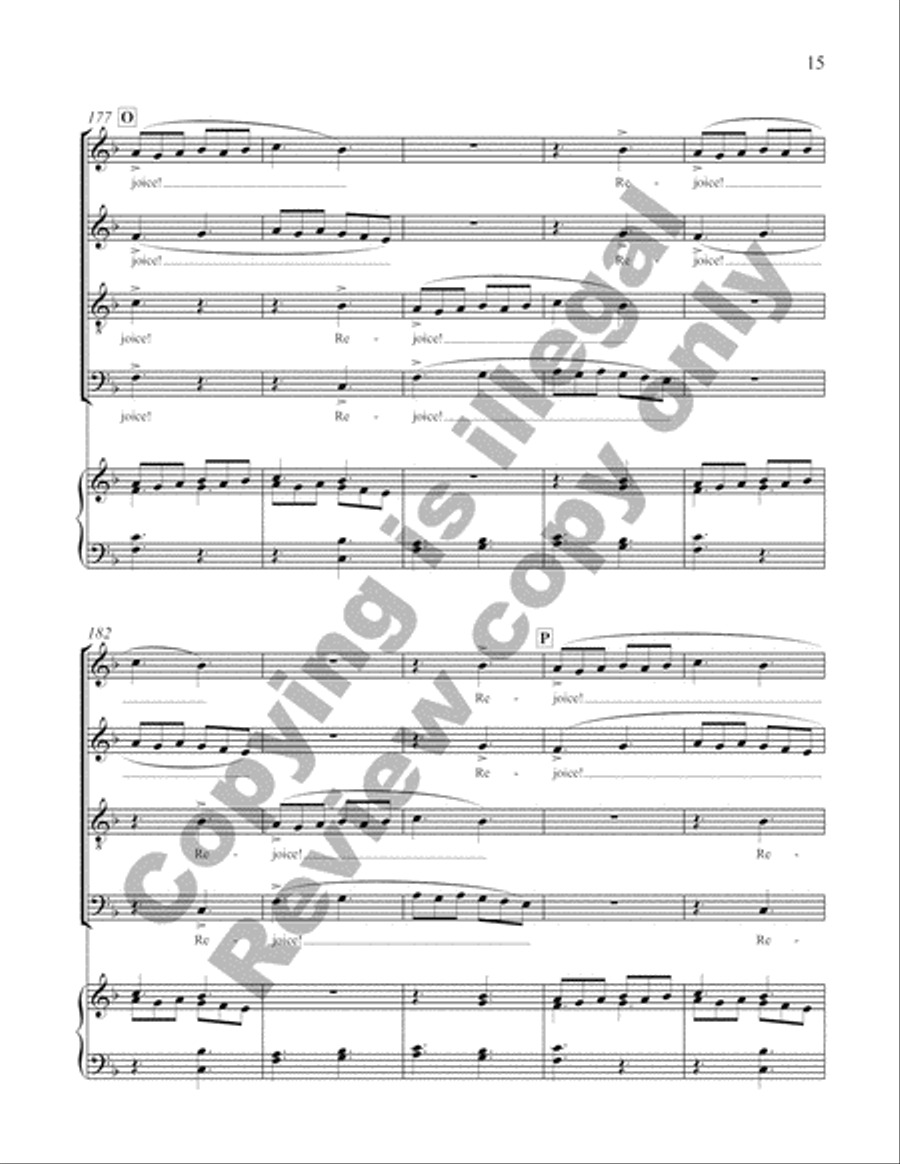 Rejoice!: 3. Good Christian Friends Rejoice! (Choral Score)