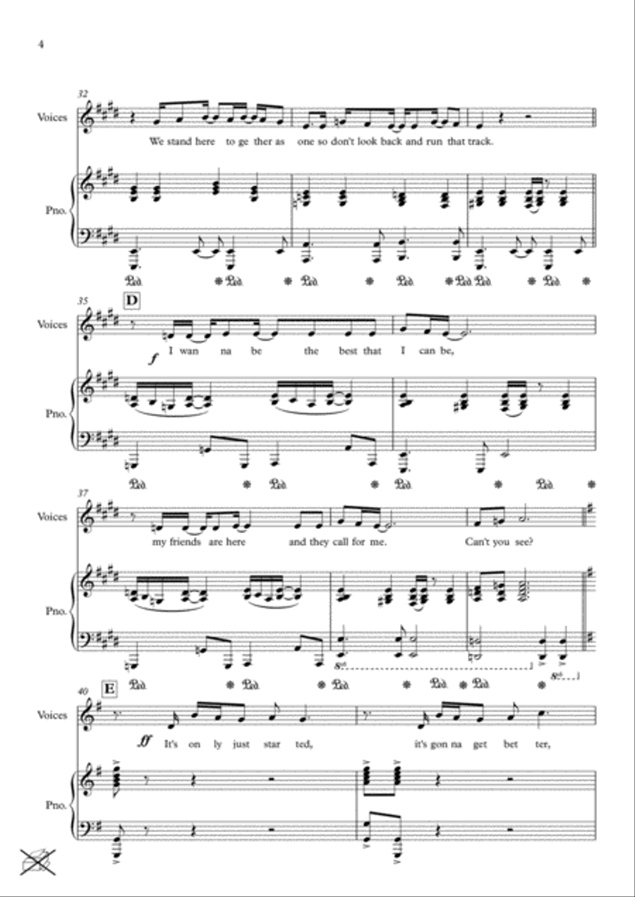 Three Songs for Assembly - Vocal Score Voice scores gallery preview page 6