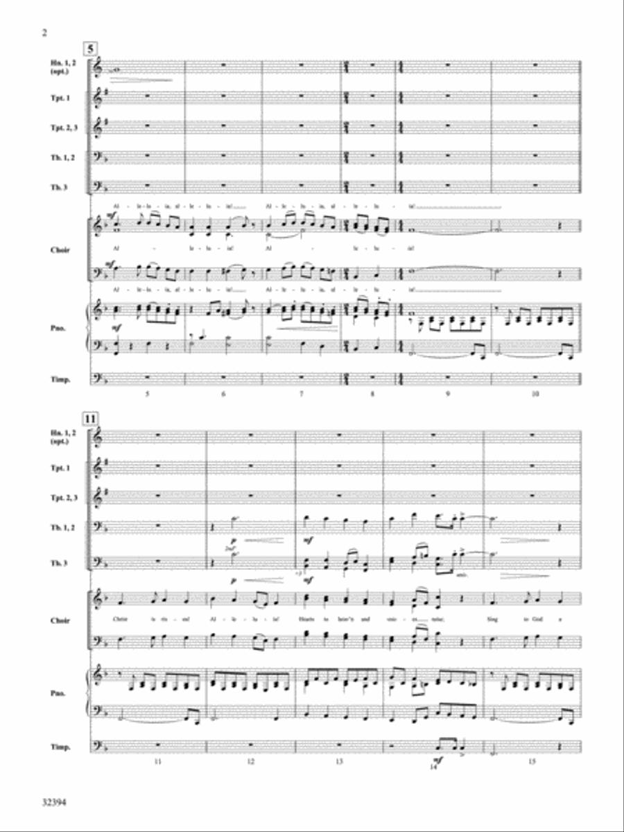 Canticle for Easter Choir scores gallery preview page 3