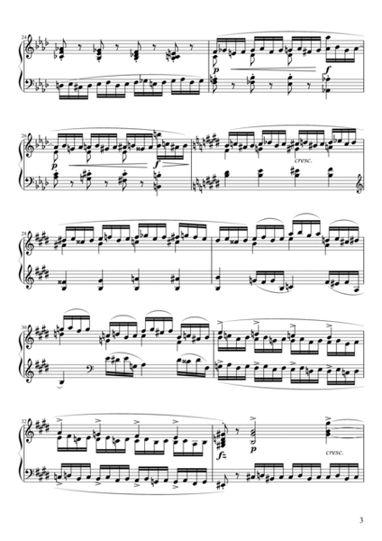 Etude Opus 10 No. 4 in C# Minor