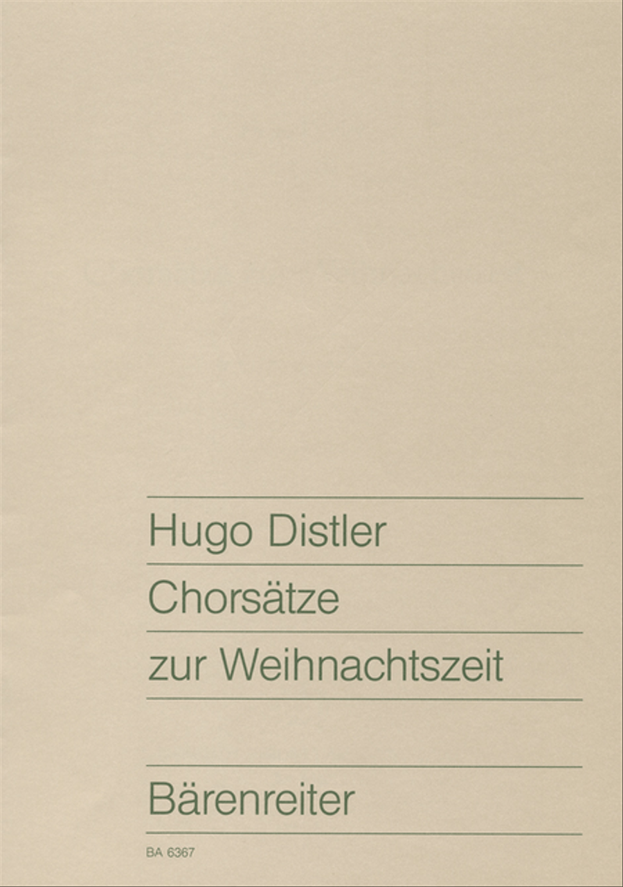 Chorsätze zur Weihnachtszeit 4-Part scores gallery preview page 1