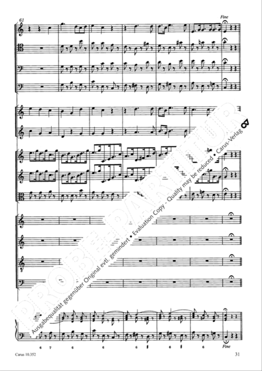 From the deepest comes our plea (Aus der Tiefen rufen wir) 4-Part scores gallery preview page 34