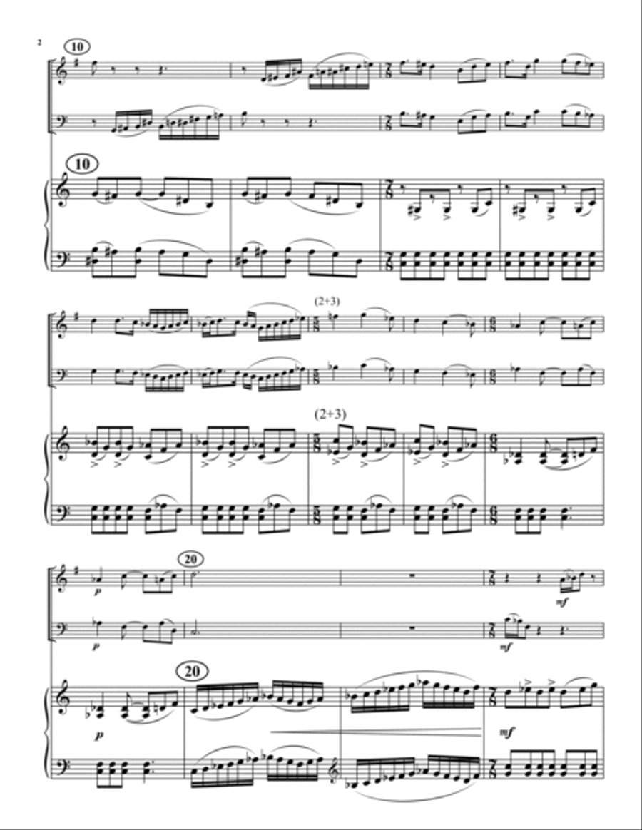 Color Code Horn scores gallery preview page 4