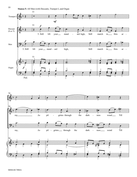 Rejoice, O Pilgrim Throng! (Full Score and Instrumental Parts)