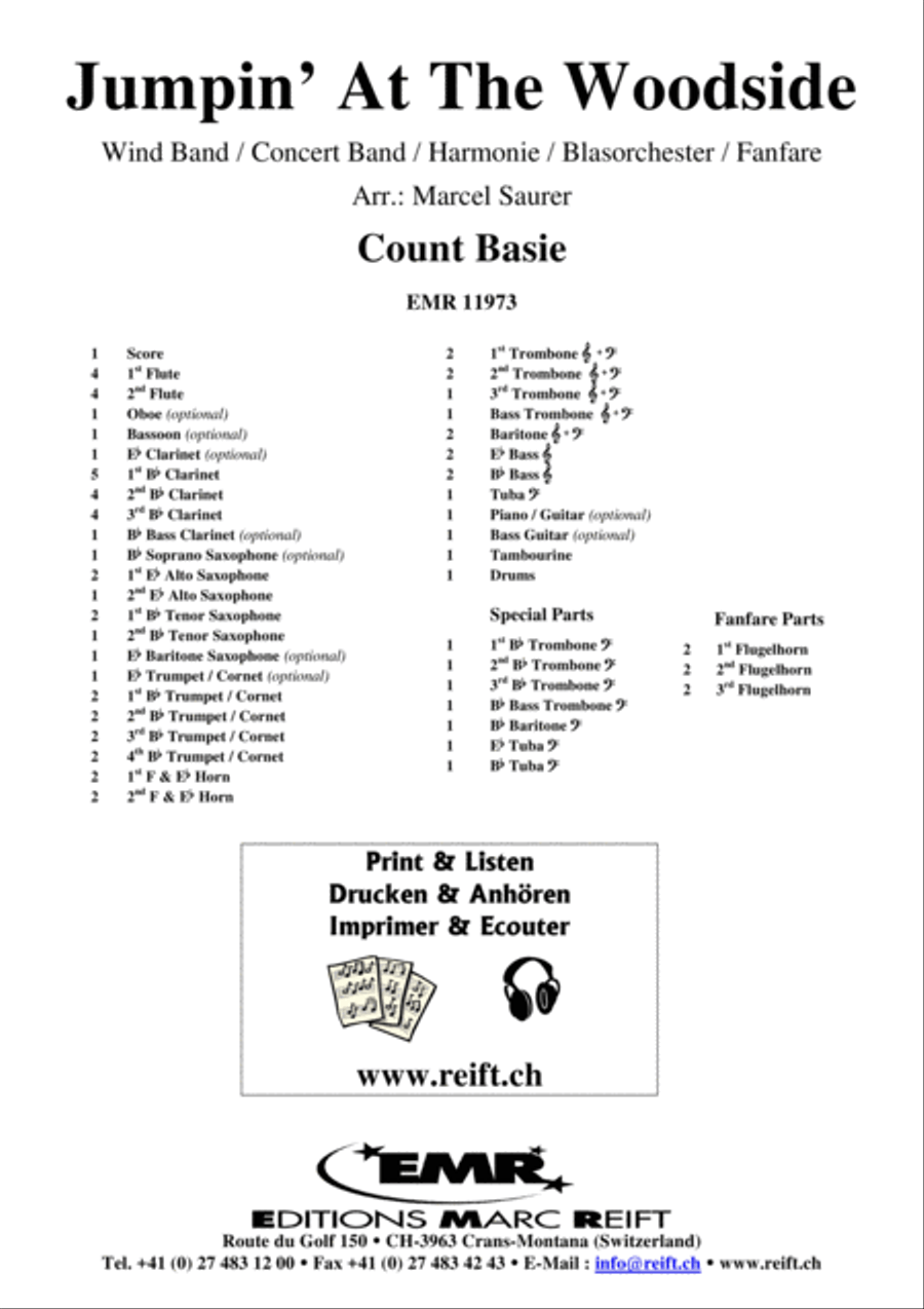 Jumpin' At The Woodside Jumpin' At The Woodside Concert Band scores gallery preview page 2