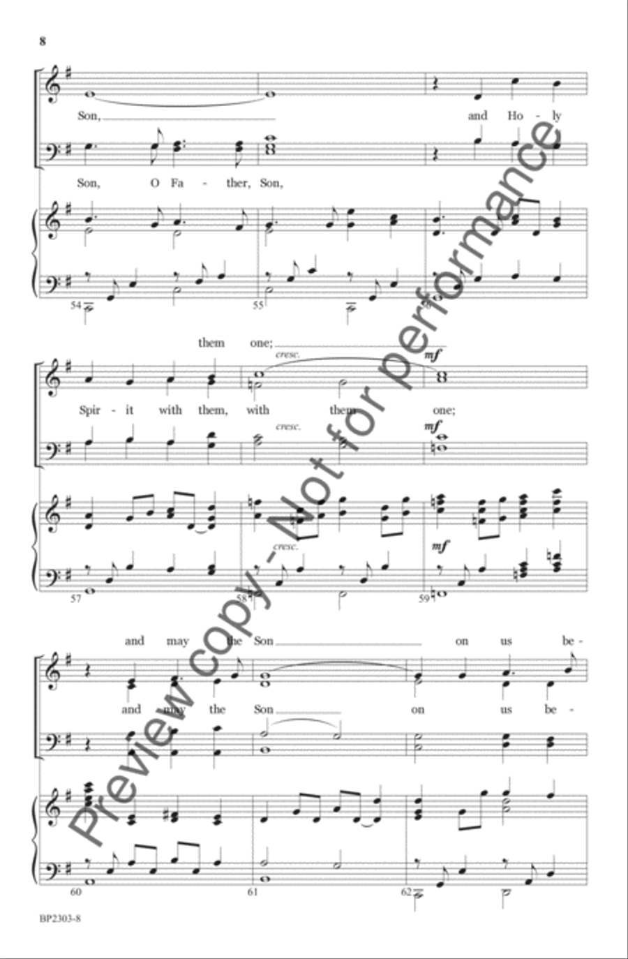 Come, Spirit, Come Come, Spirit, Come 4-Part scores gallery preview page 9