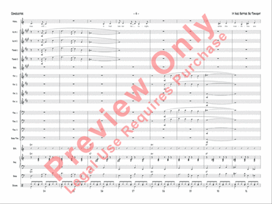 It Had Better Be Tonight It Had Better Be Tonight Jazz Ensemble scores gallery preview page 7