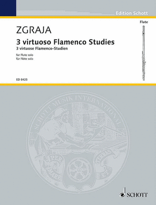 Book cover for 3 virtuoso Flamenco Studies
