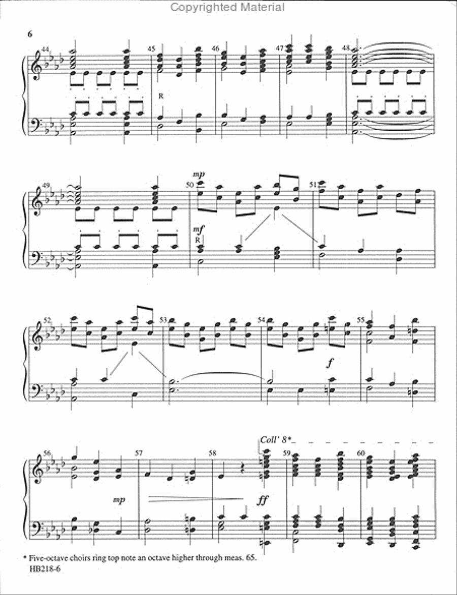 Immortal, Invisible - Littleton 5-Octaves scores gallery preview page 5
