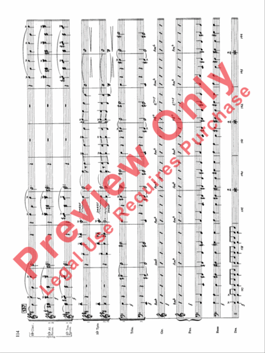 Original Big Band Sounds Big Band scores gallery preview page 115