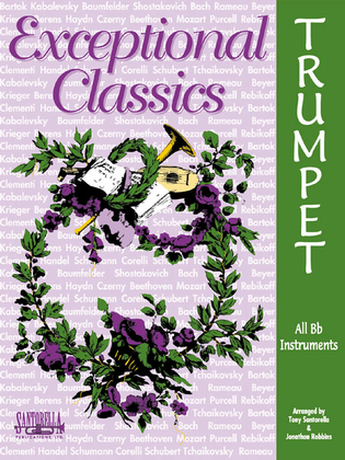 Book cover for Exceptional Classics for Trumpet with CD