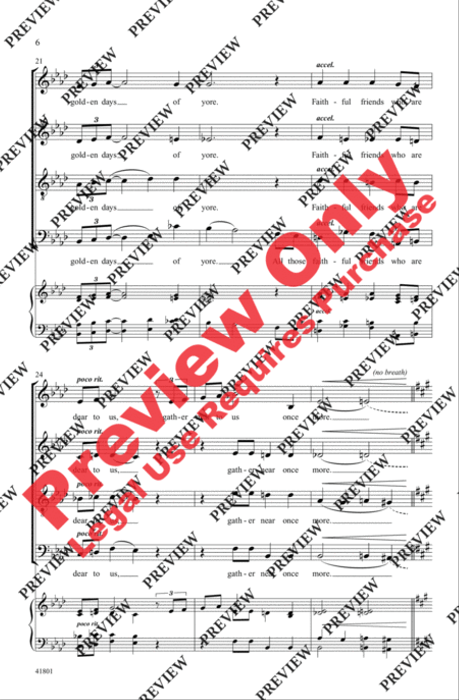 Have Yourself a Merry Little Christmas 4-Part scores gallery preview page 6