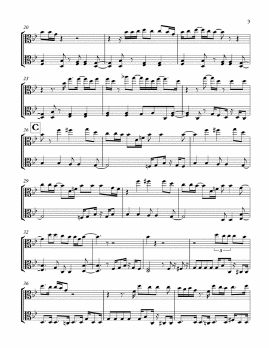 You Are The Best Thing String Duet scores gallery preview page 3