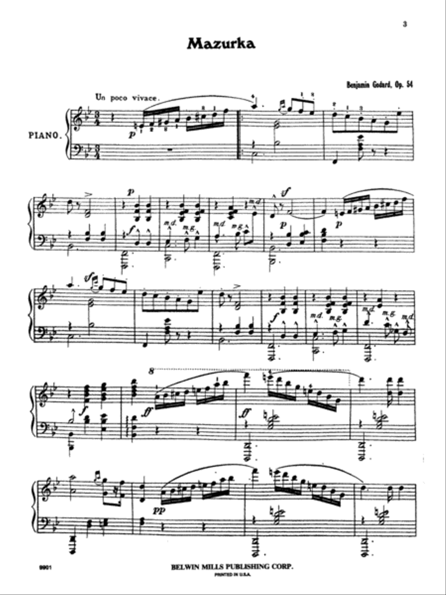 Four Piano Solos Piano Solo scores gallery preview page 4