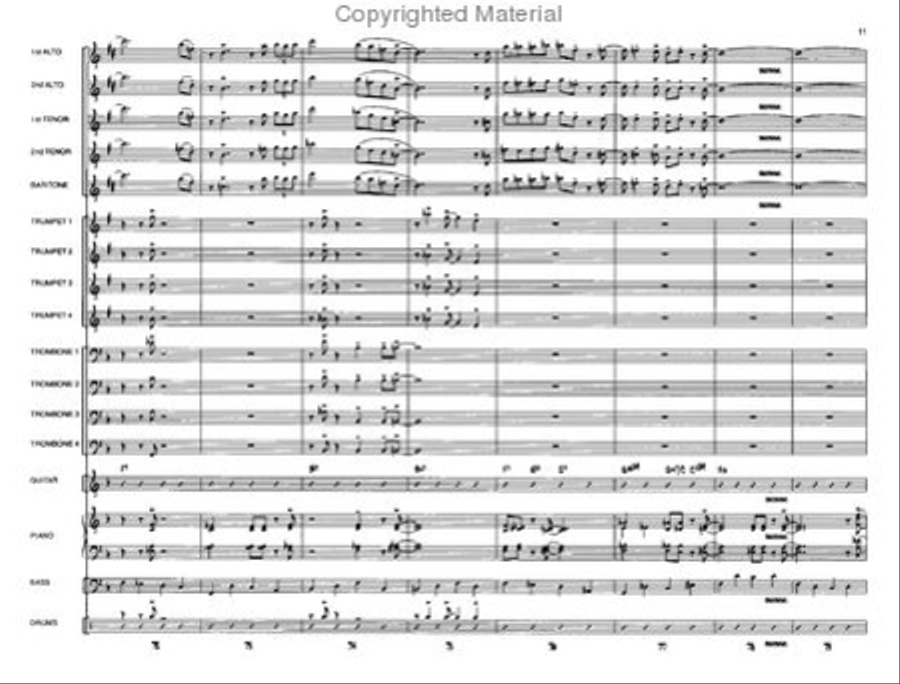 Blues for Buster Jazz Ensemble scores gallery preview page 11