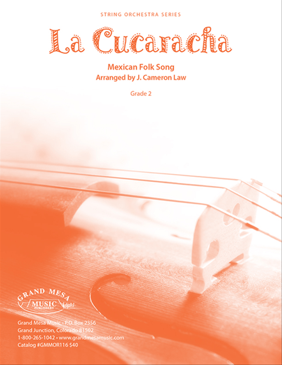 La Cucharacha String Orchestra - Sheet Music