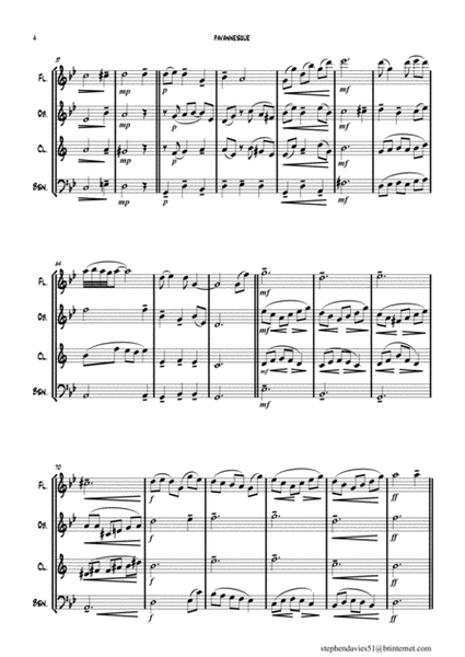 'Pavannesque' for Woodwind Quartet. image number null