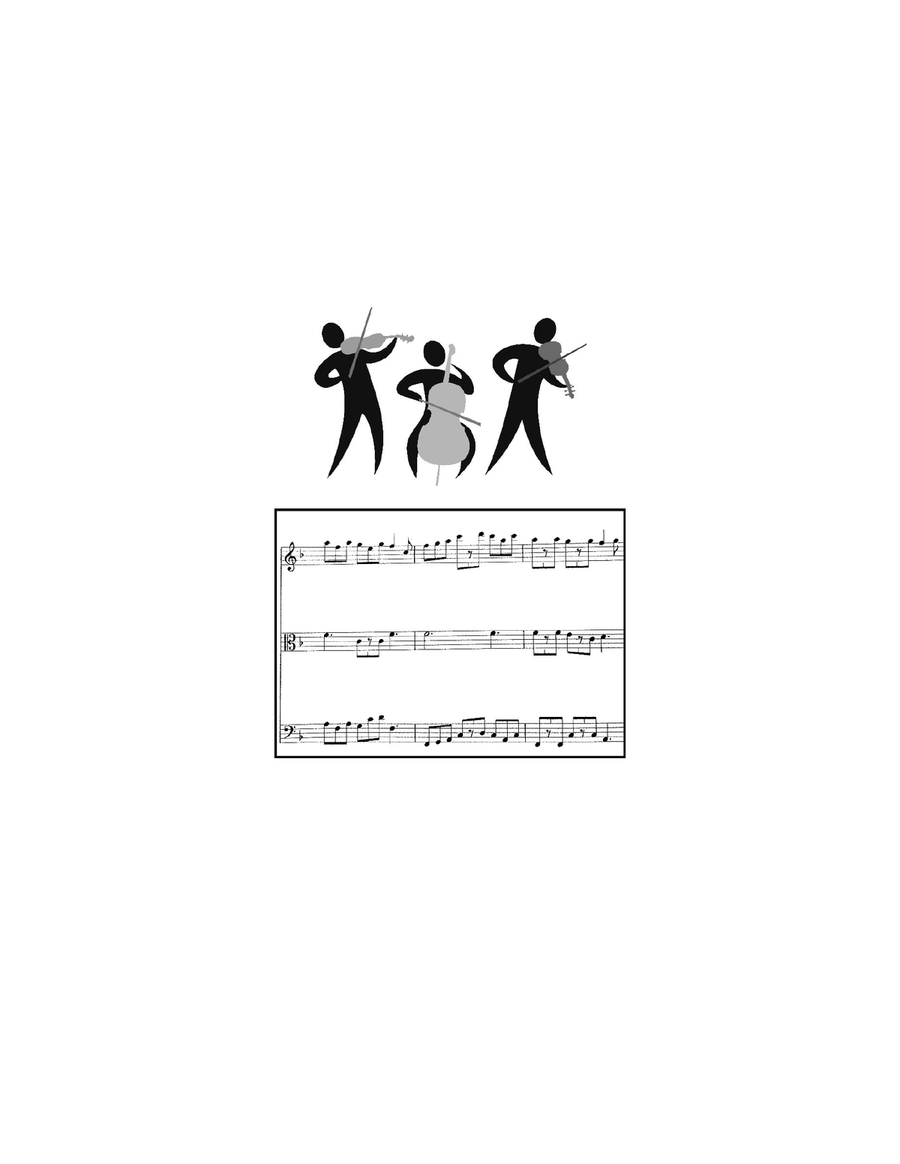 Blarney Pilgrim Jig for Classical String Trio (Violin, Viola, and Cello) String Quartet scores gallery preview page 3